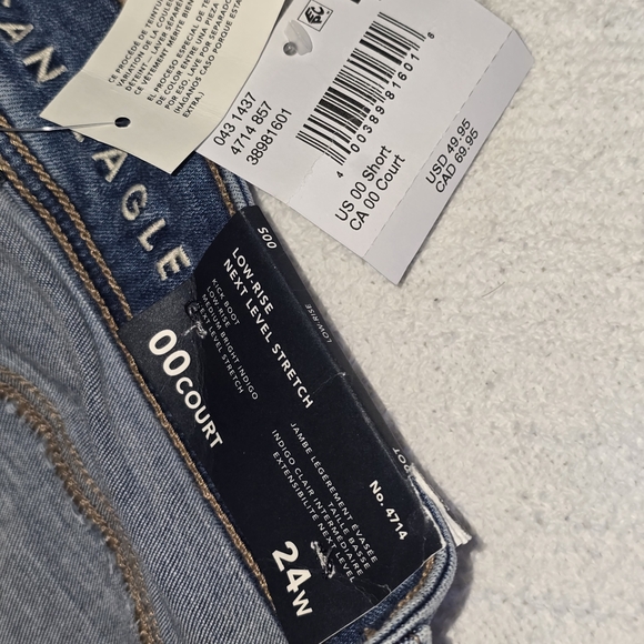 NWT American Eagle Outfitters Size 00 Short Kick Boot Stretch Womens - Picture 8 of 12